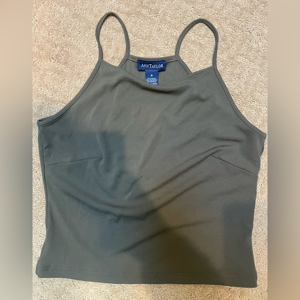 Ann Taylor green tank